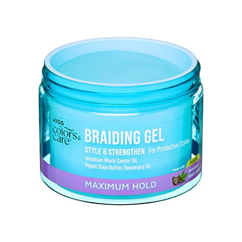 KISS BRAID GEL MAXIMUM HOLD 6 OZ