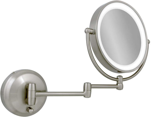 ZAD LED WALL MIRR 1/10 NICKEL