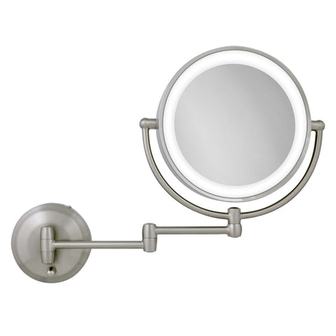 ZAD LED WALL MIRR 1/5 NICKEL