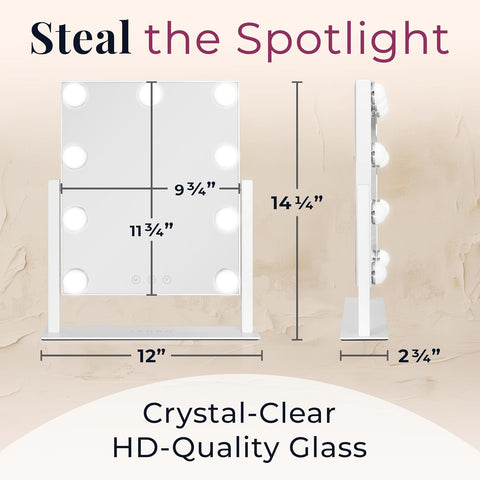 ZAD MED HOLLYWOOD VANITY MIRR