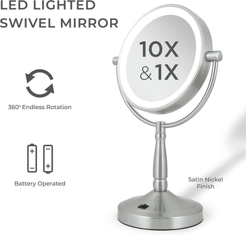 ZAD LED LIT SWIV MIRR 1/10 NIC