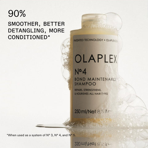 Olaplex Wash and Shine Hair Kit: No. 4, 5, 7, Shampoo & Conditioner Set to Cleanse, Hydrate, & Control Frizz Up to 72 Hours, Bonding Oil for Shine & Protect, For All Hair Types