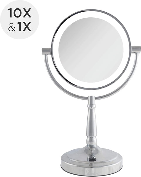 ZAD LED LIT SWIV MIRR 1/10 CHR