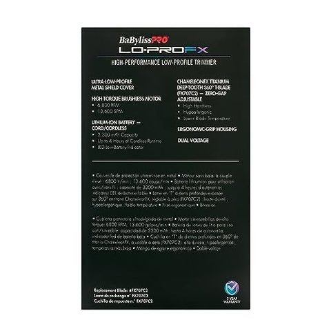 BABYLISS LOW PRO FX726RB TR IR