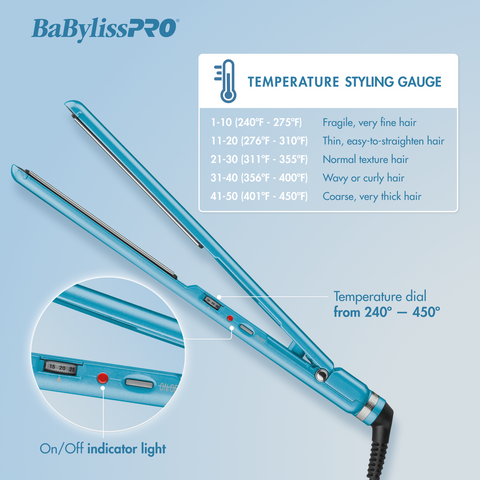 BABYLISS NT FLAT IRON 1.5"