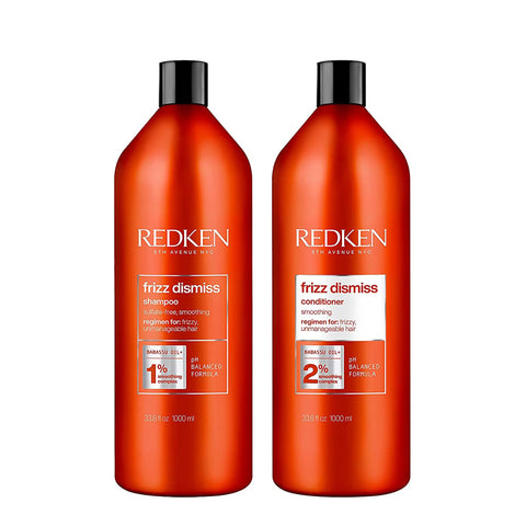 Redken Friz Dismiss Shampoo and Conditioner 33.8oz