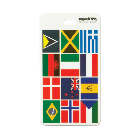 ST LUGGAGE TAGS INTL FLAGS