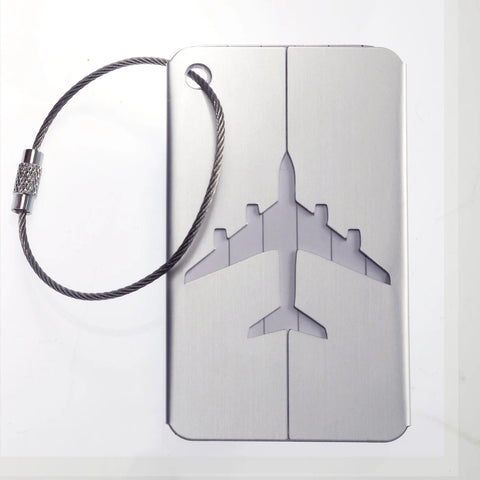ST ALUM LUGGAGE TAGS 2 PK