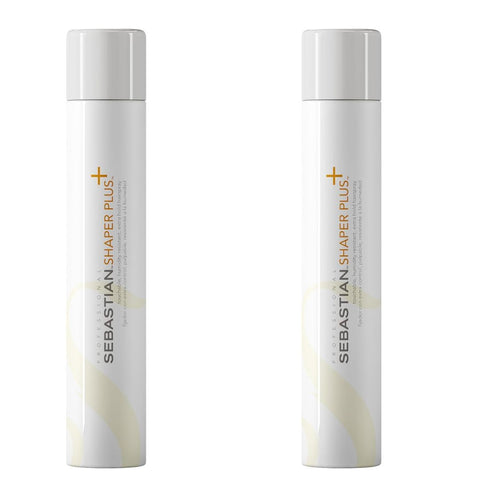 Sebastian Professional Shaper Plus Hairspray | Touchable, Humidity Resistant, Original Extra Hold | 24 Hour Flexible Styling Control | For All Hair Types --2 Pack